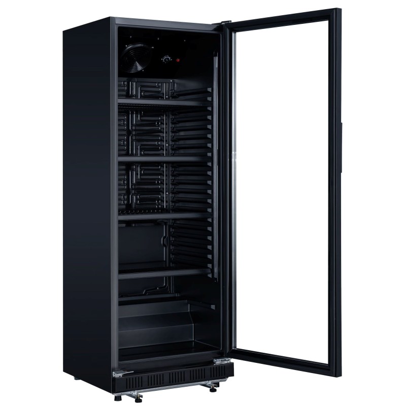 Réfrigérateur vitrine à boissons, verre, 347 L