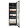 Réfrigérateur vitrine à boissons, verre, 347 L