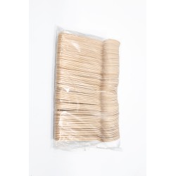 Cuillère à café jetables, bois, biodégradables, 11 cm, 100 pièces