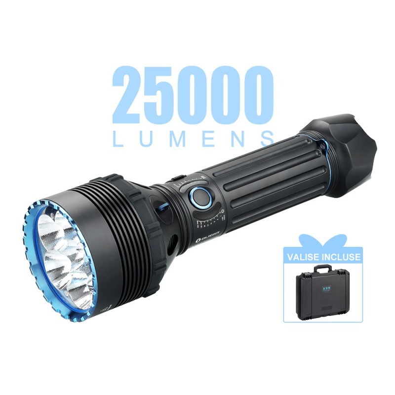 Olight X9R Marauder - Grosse Lampe Torche 25000 Lumens