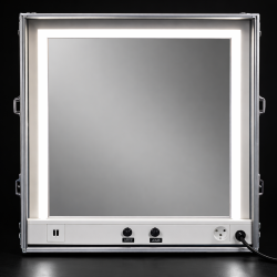 Glace maquillage led bicolore