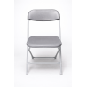 Chaise pliante 44x44x80cm, Gris