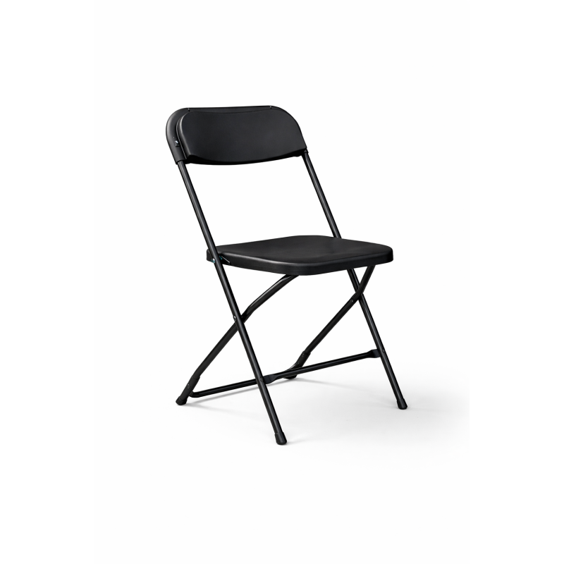 Chaise pliante 44x44x80cm, Noir